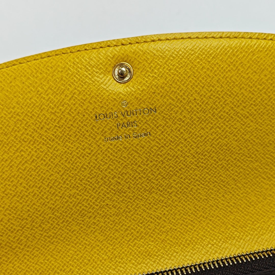 EMILIE Monogram Coated Canvas Brown