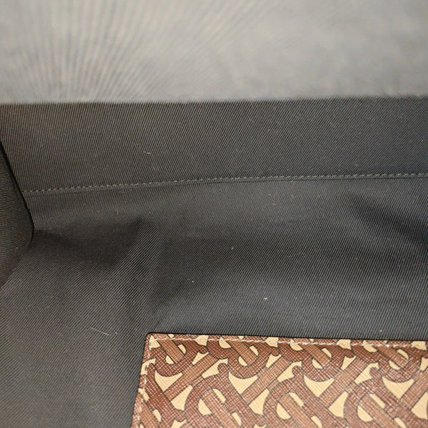 MONOGRAM Large Coated Canvas Brown