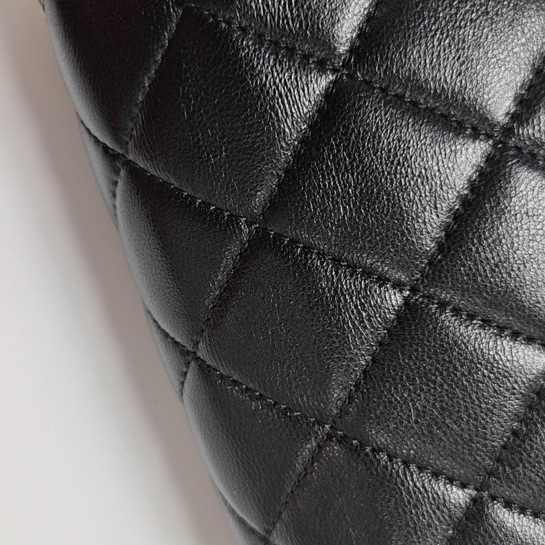 Lambskin Shoulder Bag Black