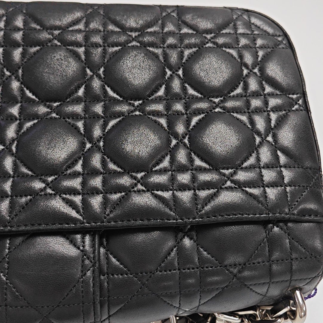 Miss Dior Cannage Lambskin Black