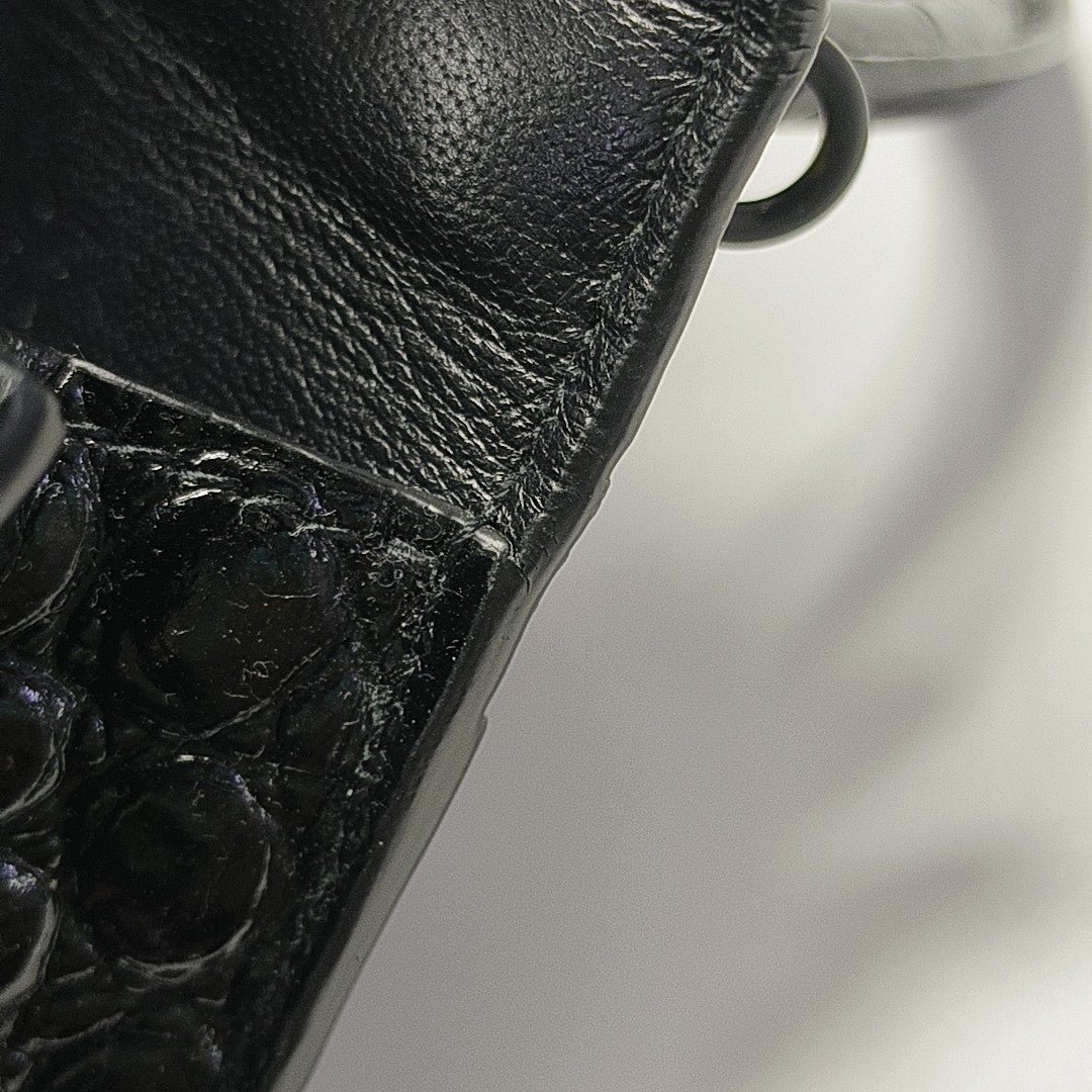 Hourglass Mini Calfskin Black