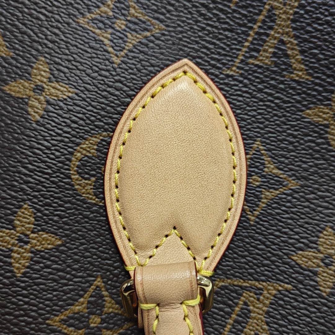 BOETIE PM Monogram Coated Canvas Brown