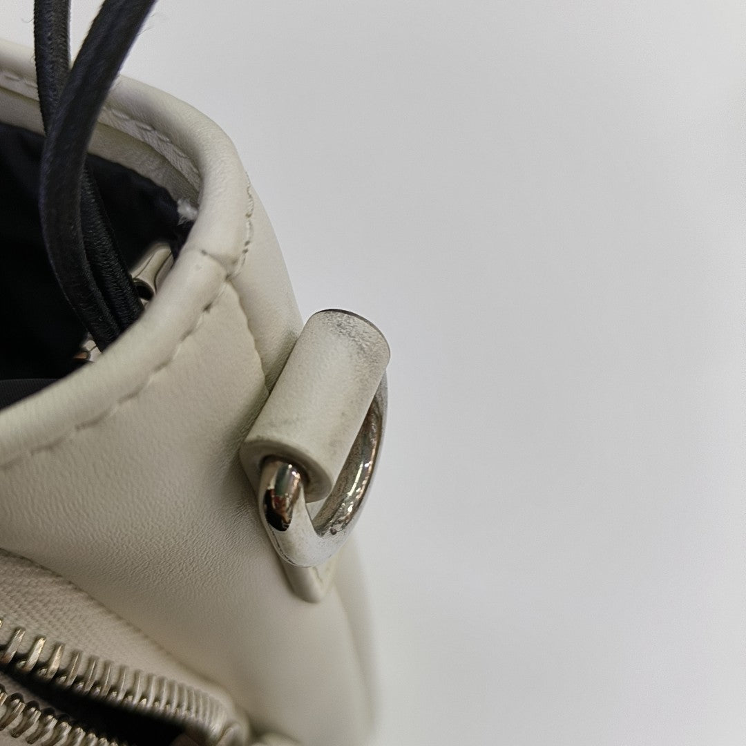 Calfskin Shoulder Bag White