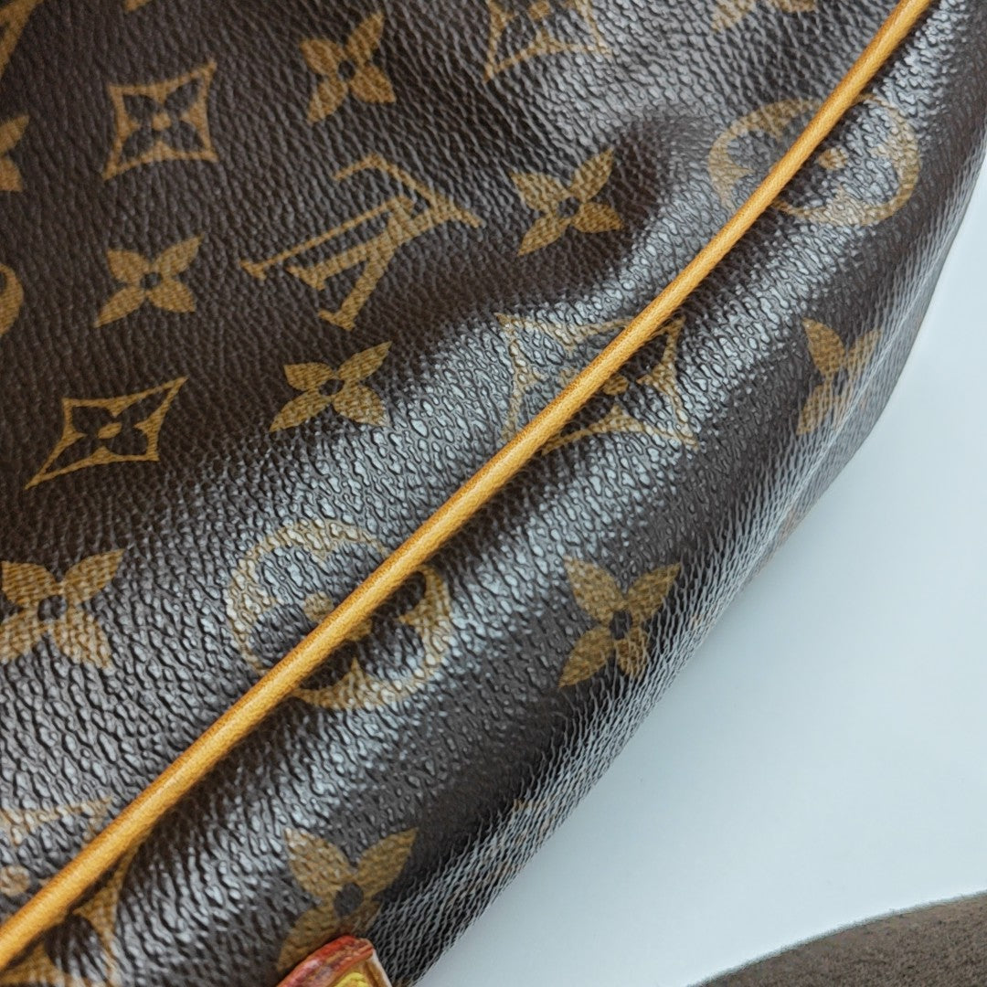 VALMY Monogram Coated Canvas Brown