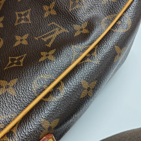 VALMY Monogram Coated Canvas Brown
