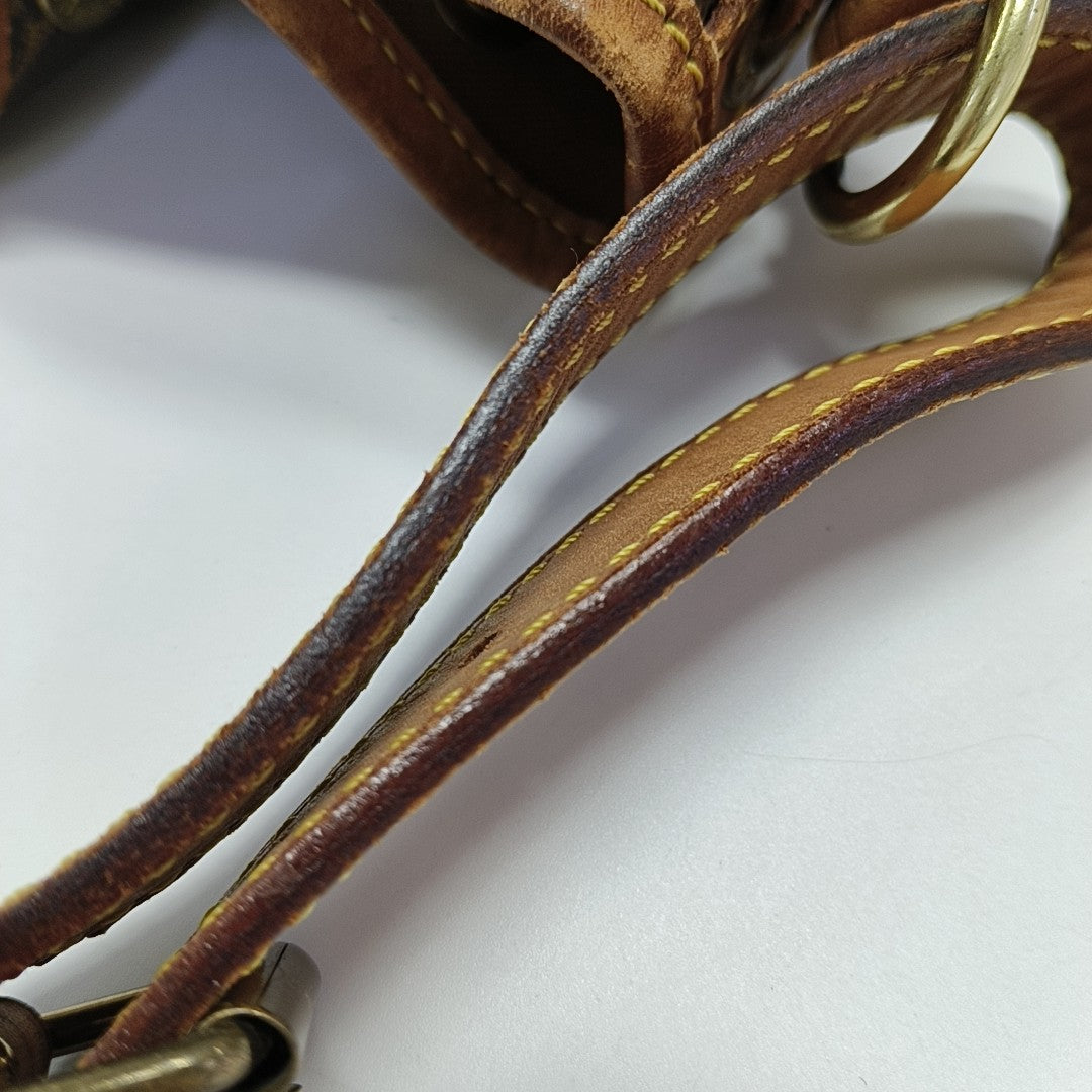 NOÉ GM Monogram Coated Canvas Brown