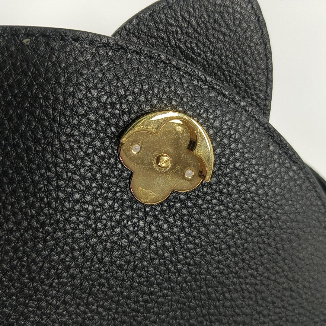 PONT 9 PM Calfskin Black