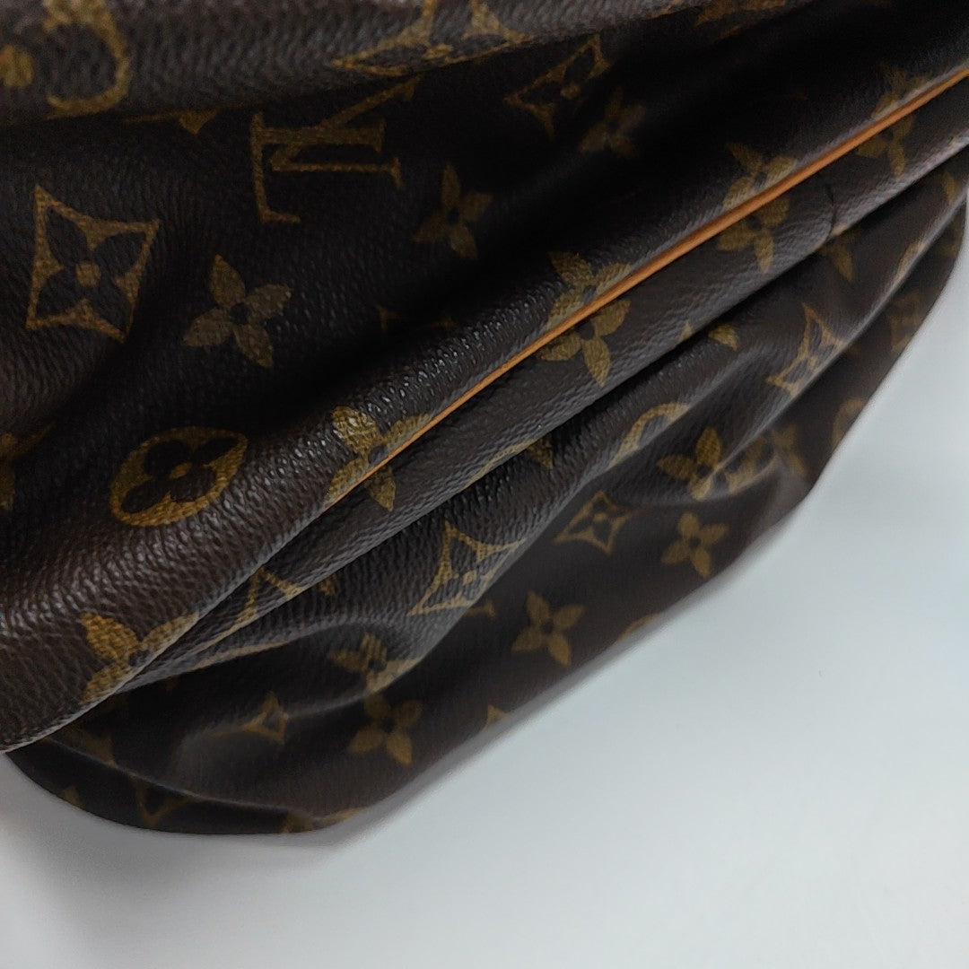 SAUMUR 35 Monogram Coated Canvas Brown