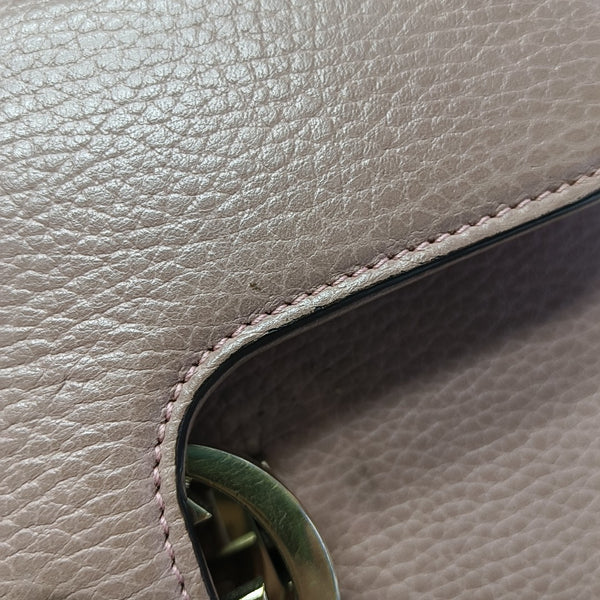 Interlocking G Small Calfskin Pink
