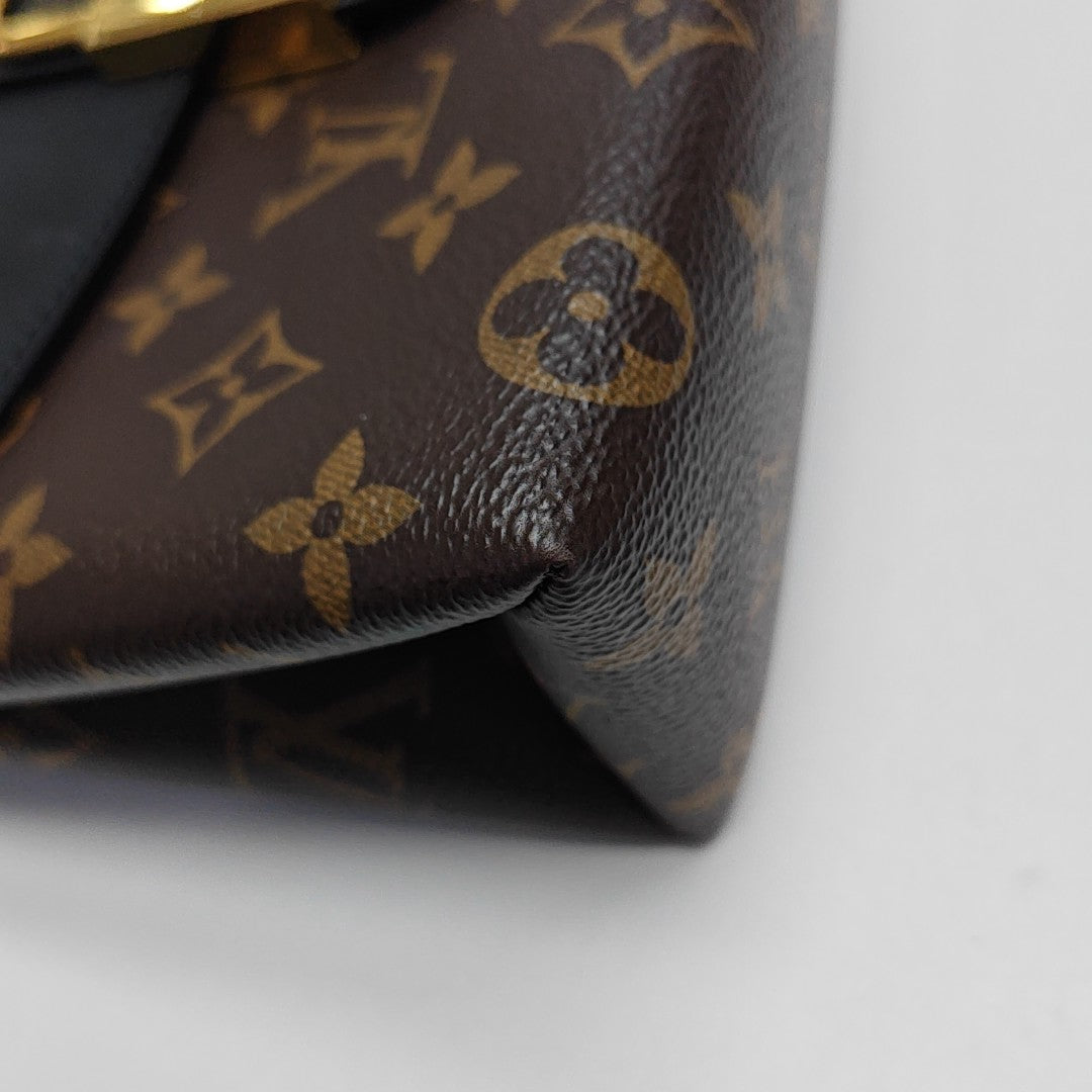 LOCKY BB Monogram Coated Canvas Brown