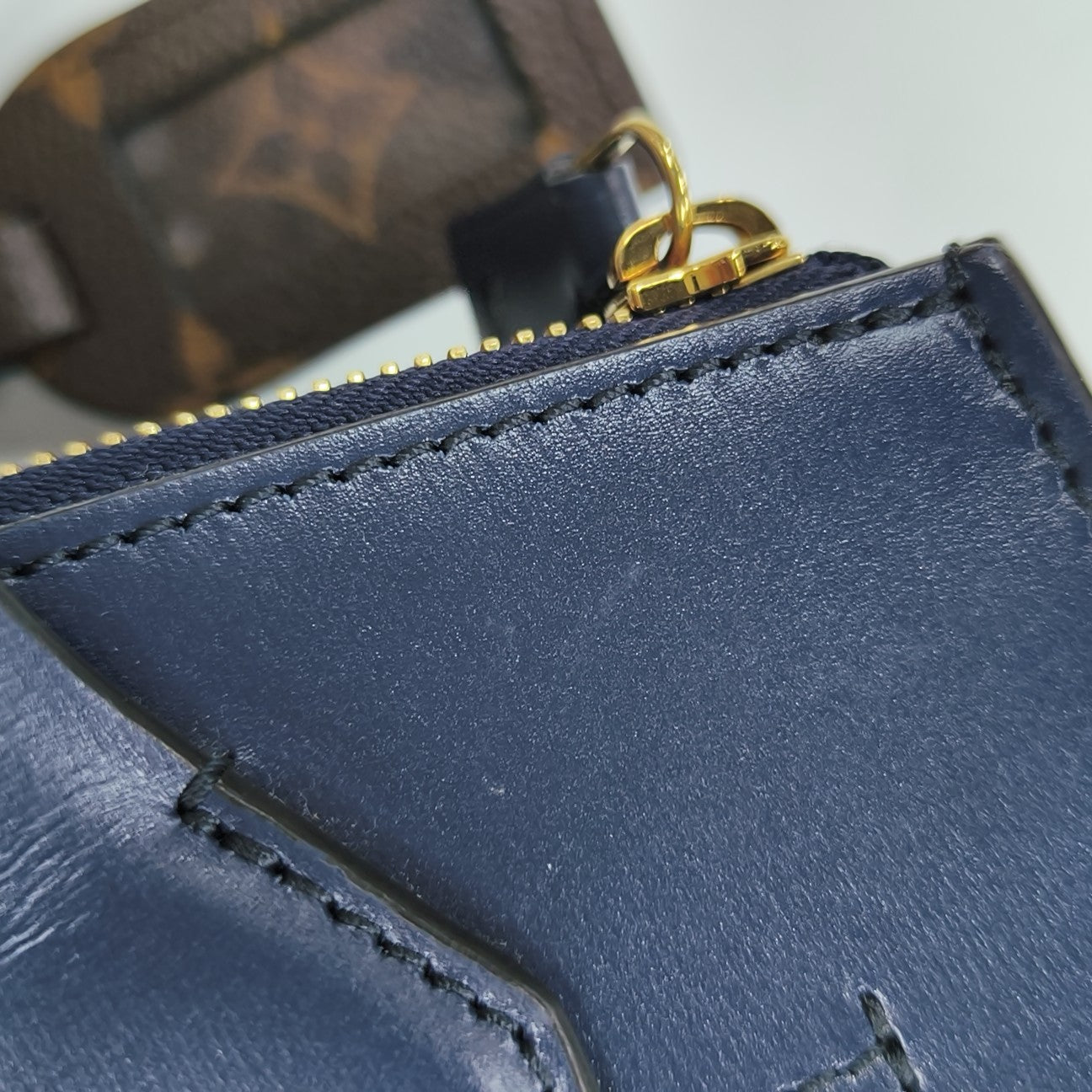 CITY STEAMER PM Quilted Calfskin Blue
