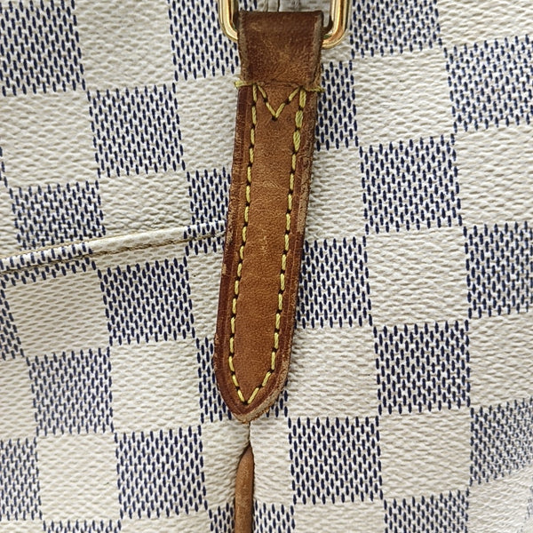 TOTALLY Damier Azur Coated Canvas White