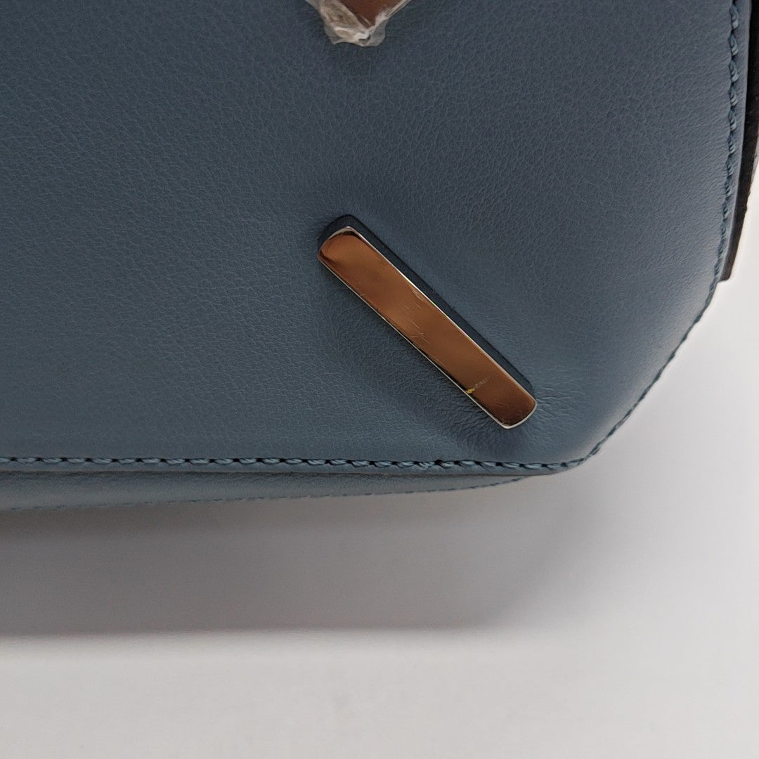 Puzzle Small Calfskin Blue