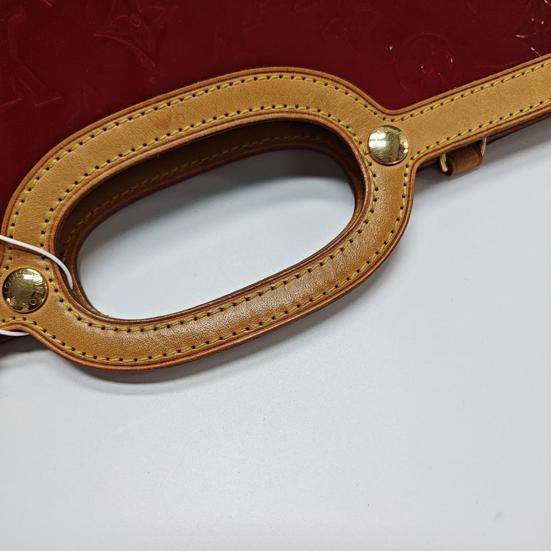 ROXBURY Monogram Patent Leather Red