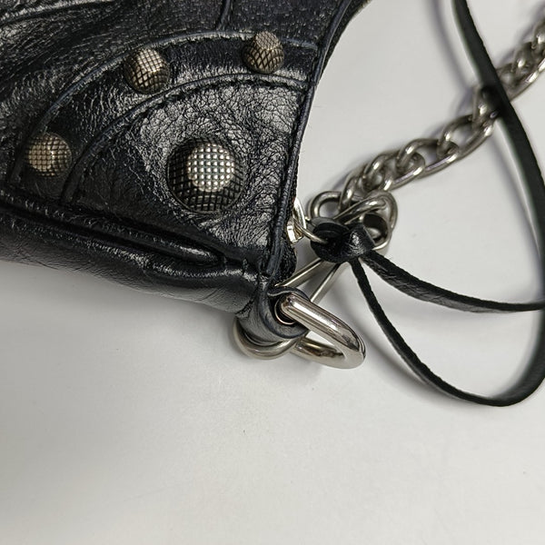 Le Cagole Mini Lambskin Black