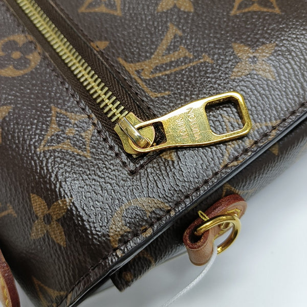 MÉTIS MM Monogram Coated Canvas Brown