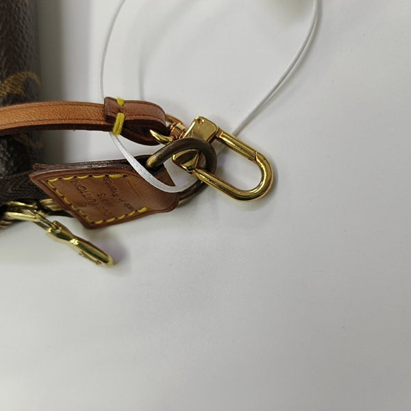 ACCESSOIRES Monogram Coated Canvas Brown