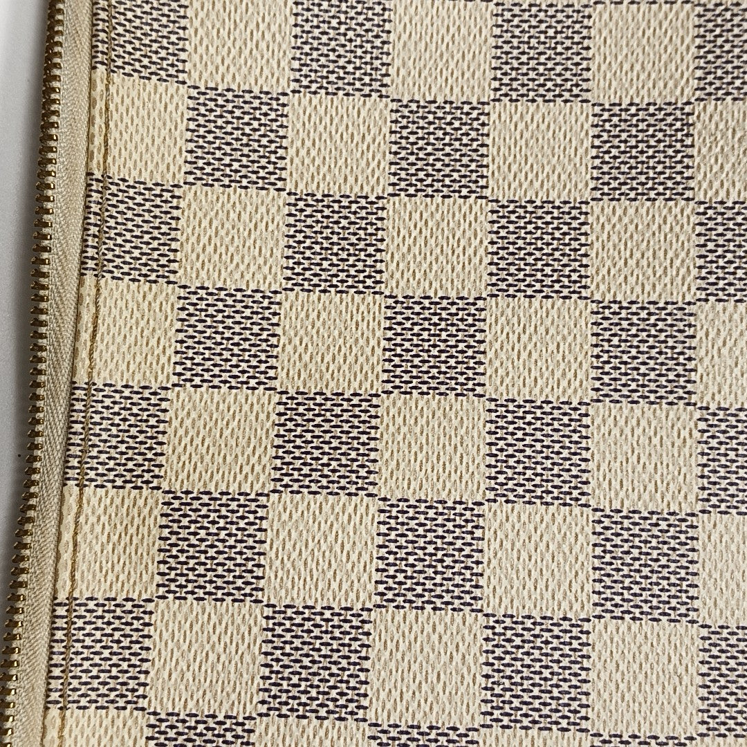 ACCESSOIRES GM Damier Azur Coated Canvas White