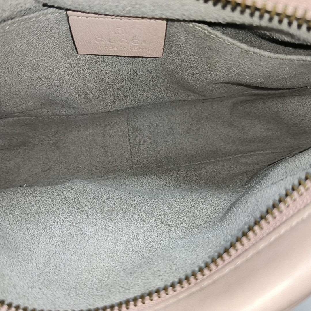 GG Marmont Mini Quilted Calfskin Pink