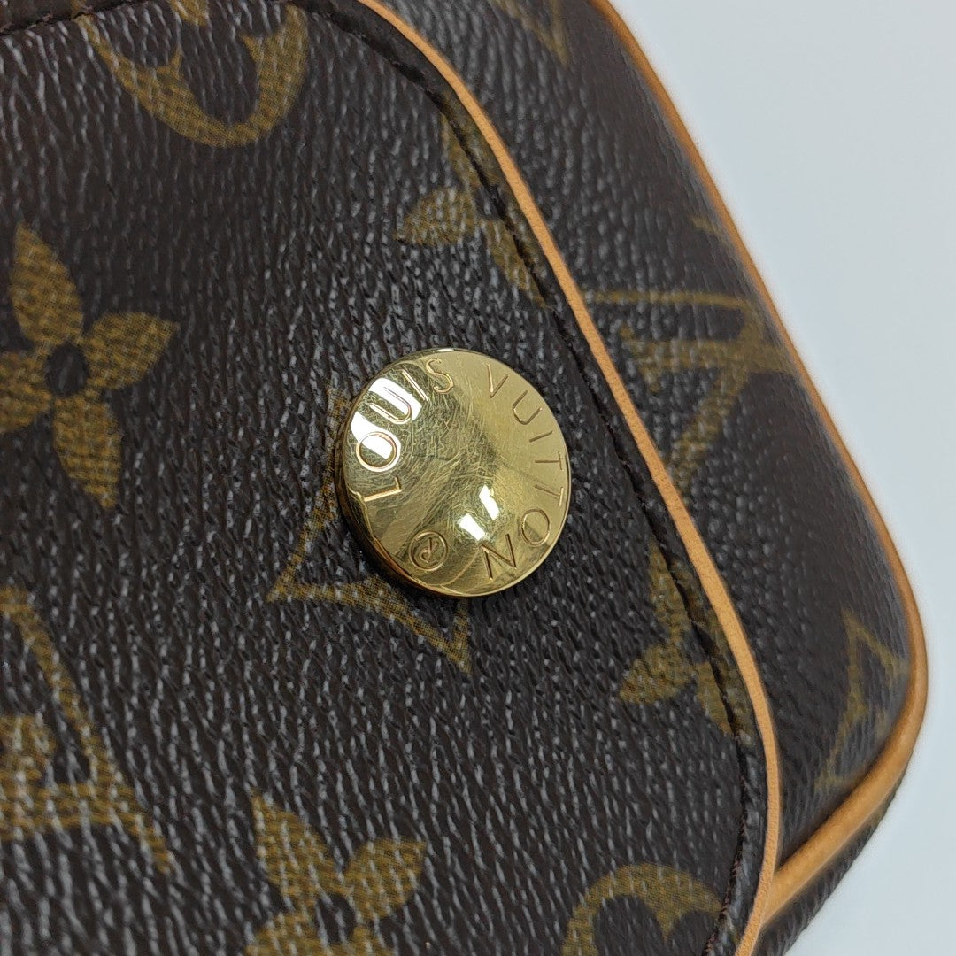 CANCUN Monogram Coated Canvas Brown