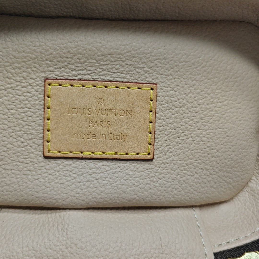 NICE Super Mini Monogram Coated Canvas Brown