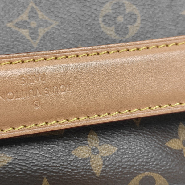 SIDE TRUNK MM Monogram Coated Canvas Brown