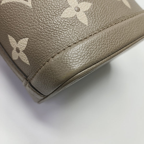 NOÉ Nano Monogram Calfskin Gray