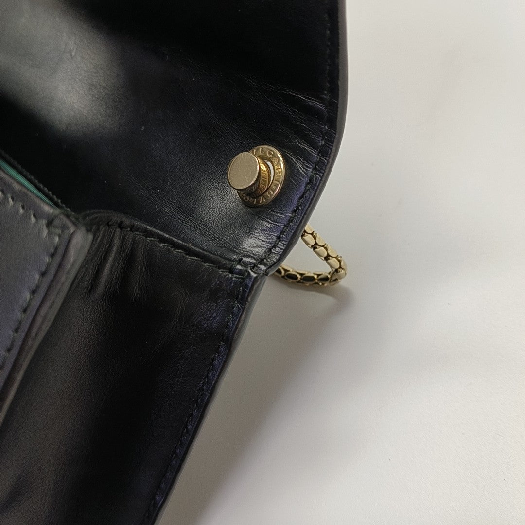 SERPENTI FOREVER Small Calfskin Black
