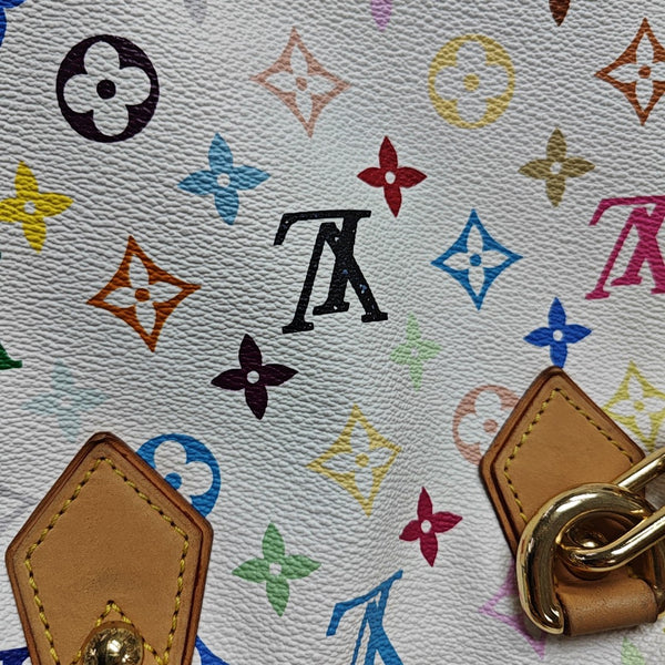 LV × TM AUDRA Monogram Coated Canvas White