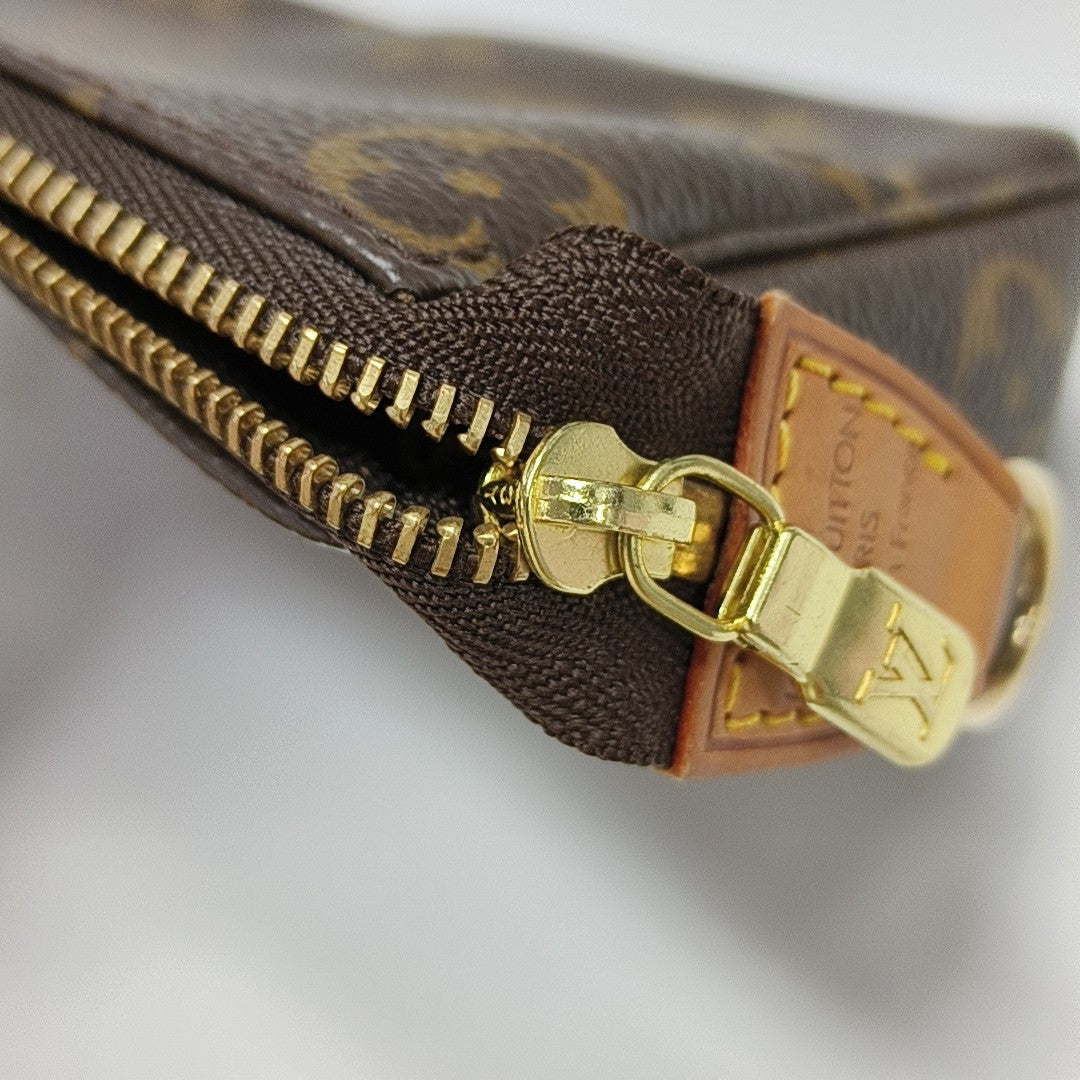 ACCESSOIRES MM Monogram Coated Canvas Brown
