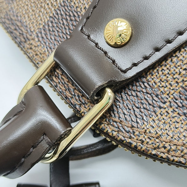 ALMA BB Damier Ebene Coated Canvas Brown