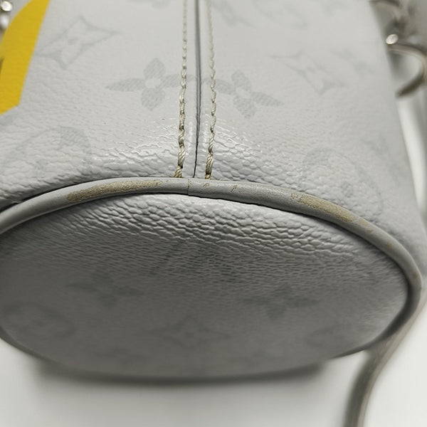 CHALK Monogram Coated Canvas Gray