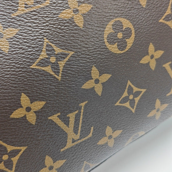 NÉONOÉ MM Monogram Coated Canvas Brown
