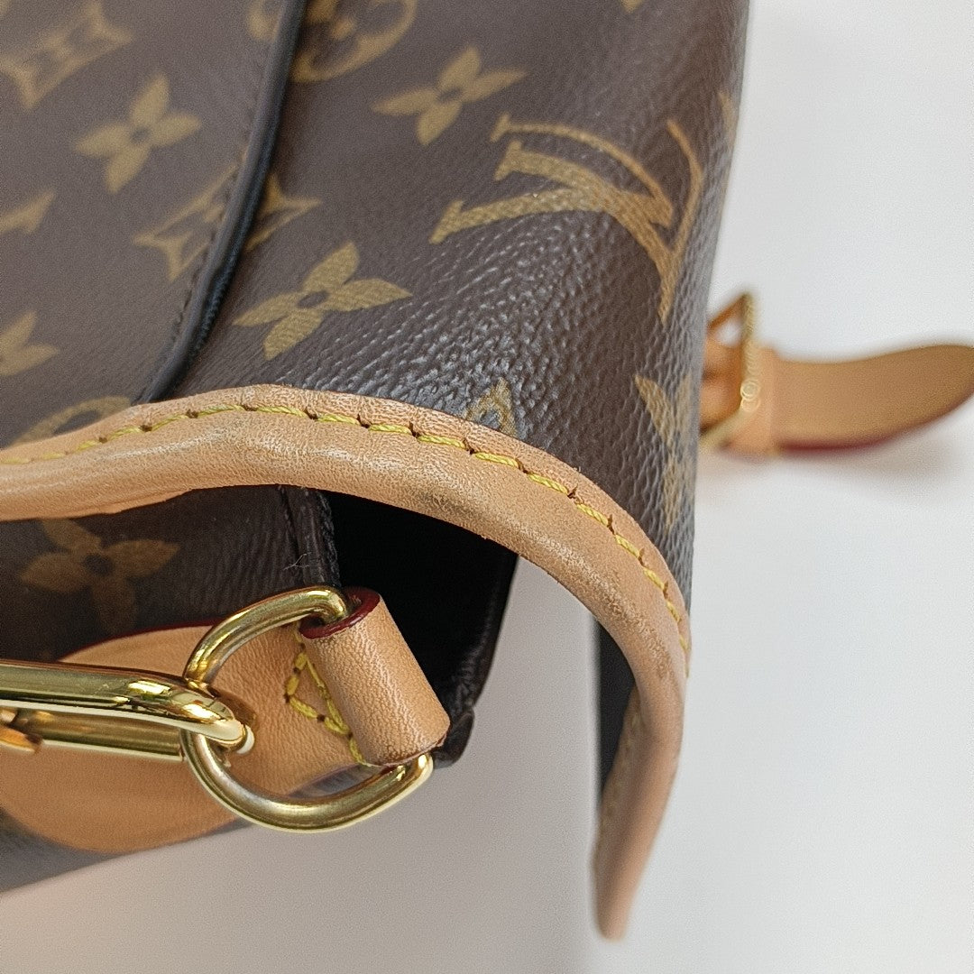 DIANE Monogram Coated Canvas Brown