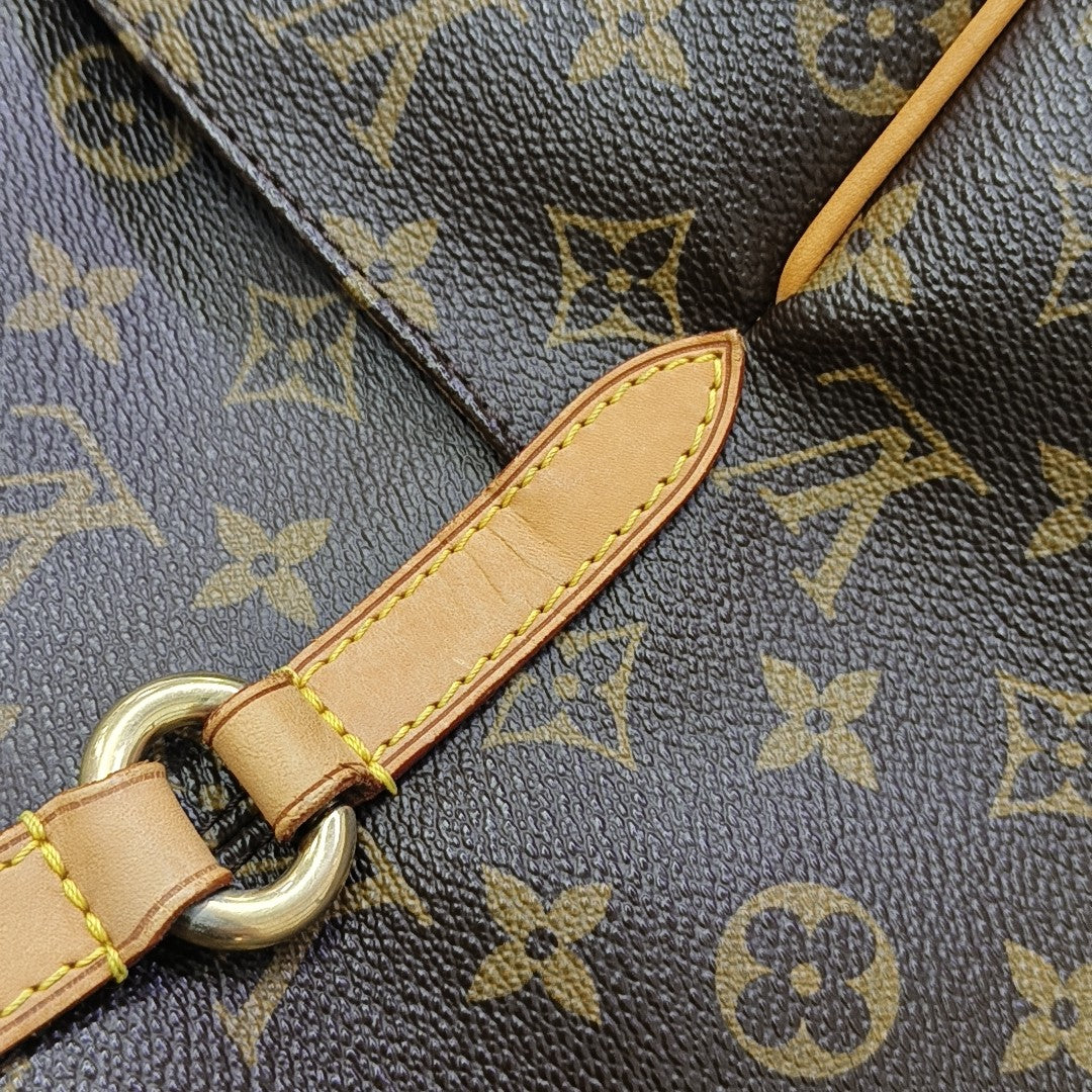 TOTALLY MM Monogram Coated Canvas Brown