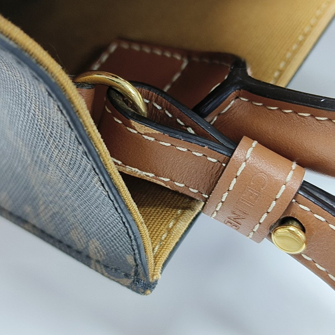 CABAS CELINE Mini Coated Canvas Brown