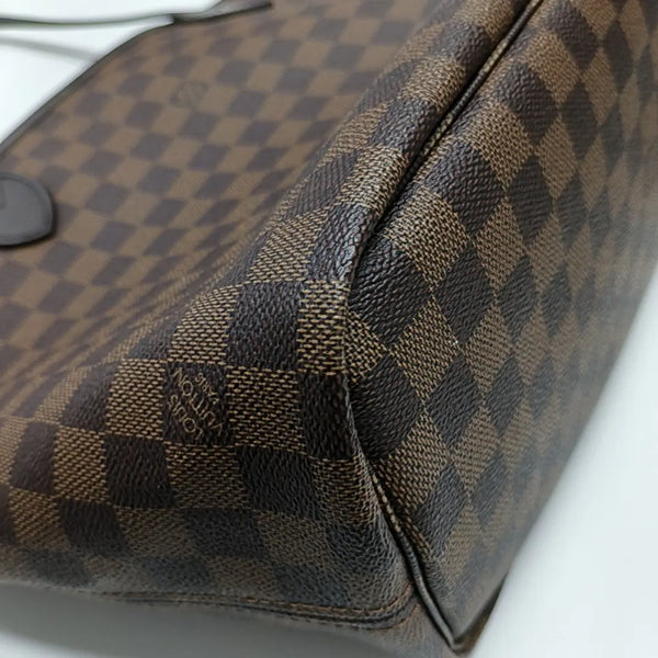 NEVERFULL MM Damier Ebene Coated Canvas Brown
