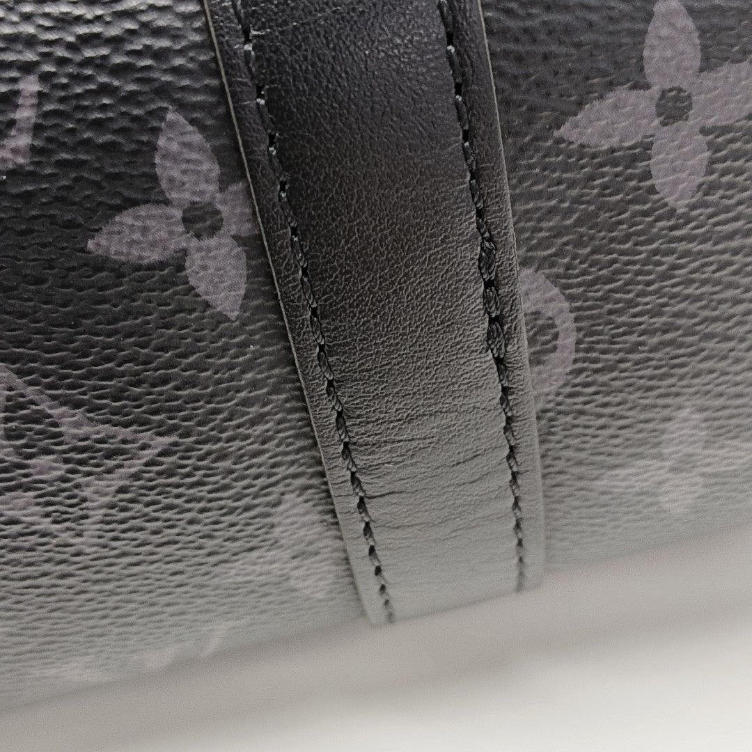 KEEPALL Mini Monogram Coated Canvas Black