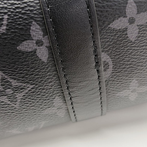 KEEPALL Mini Monogram Coated Canvas Black