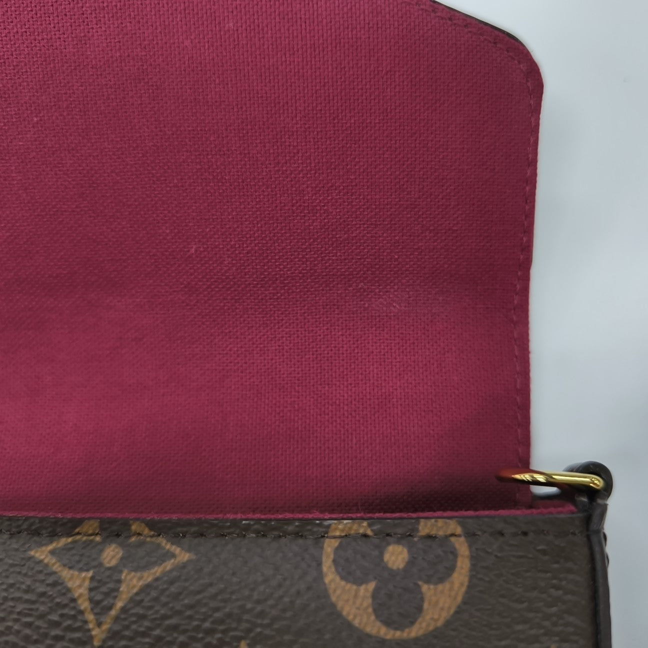 FÉLICIE Monogram Coated Canvas Brown