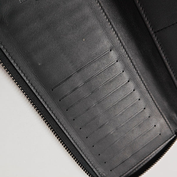 ZIPPY Damier Graphite Calfskin Black Wallet