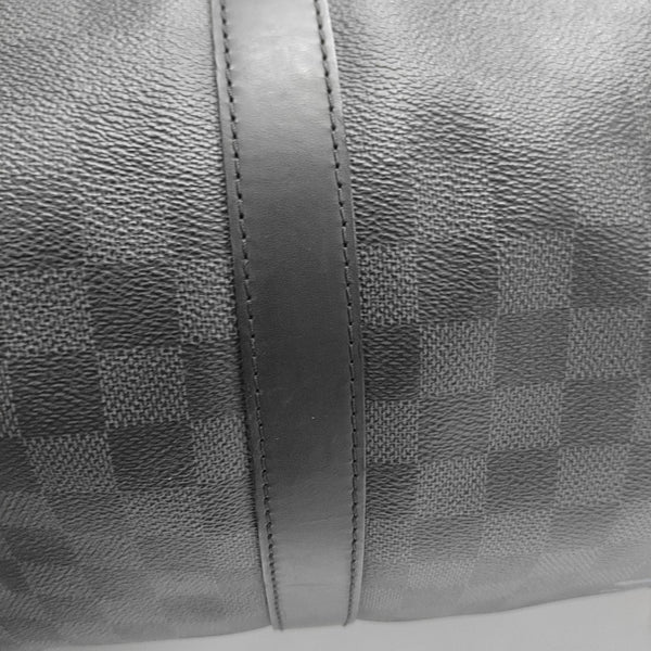 Damier Graphite Coated Canvas Top Handle Bag 55 Black