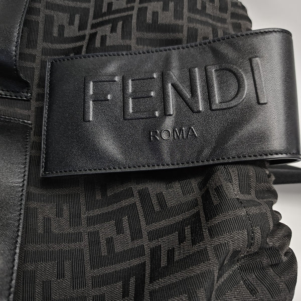 FENDI Strike Medium Canvas Black