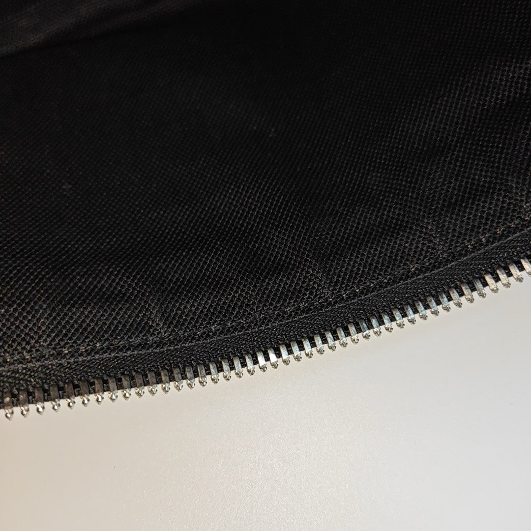 Monogram Coated Canvas Belt Bag Black