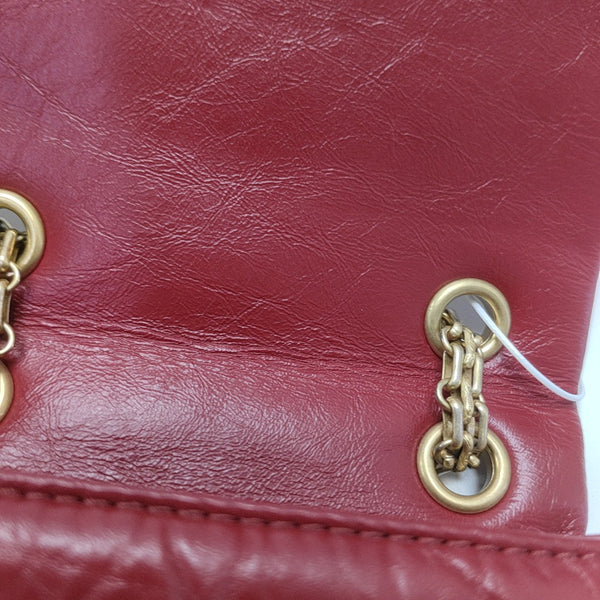2.55 Quilted Vintage Calf Red