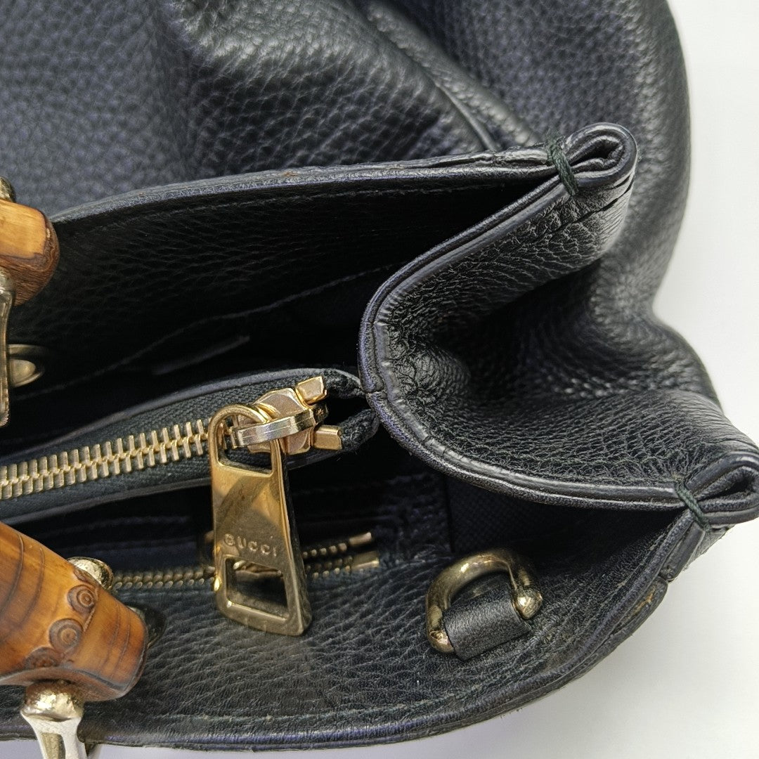 Bamboo 1947 Medium Calfskin Black