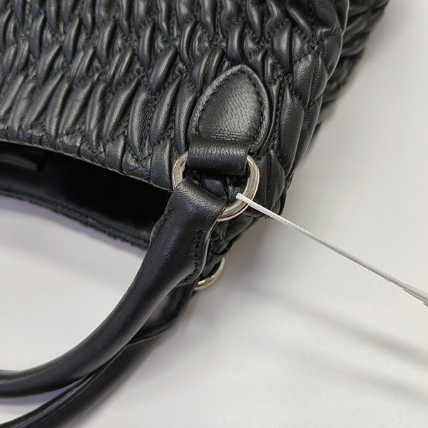 Avenue Quilted Lambskin Black