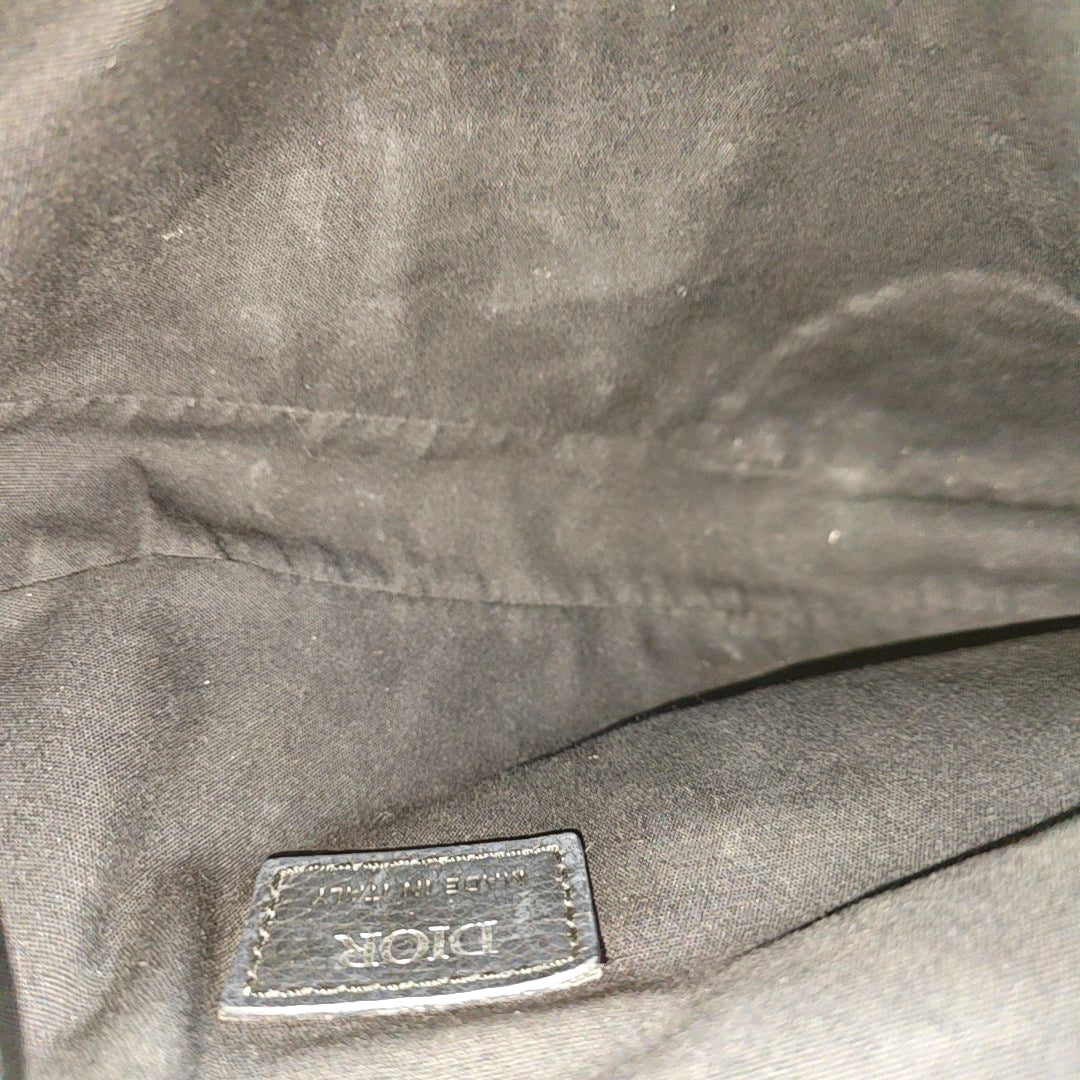 Authenticated pre-owned  Saddle Medium Oblique Canvas Blue - Crossbody Bag at Looply
