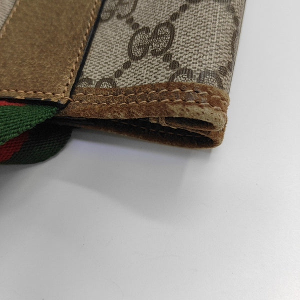 GG Supreme Monogram Coated Canvas Black