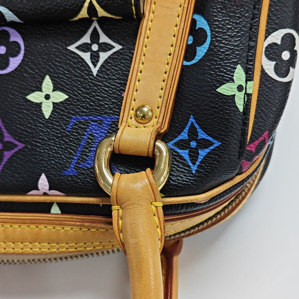 LV × TM PRISCILLA Monogram Coated Canvas Black